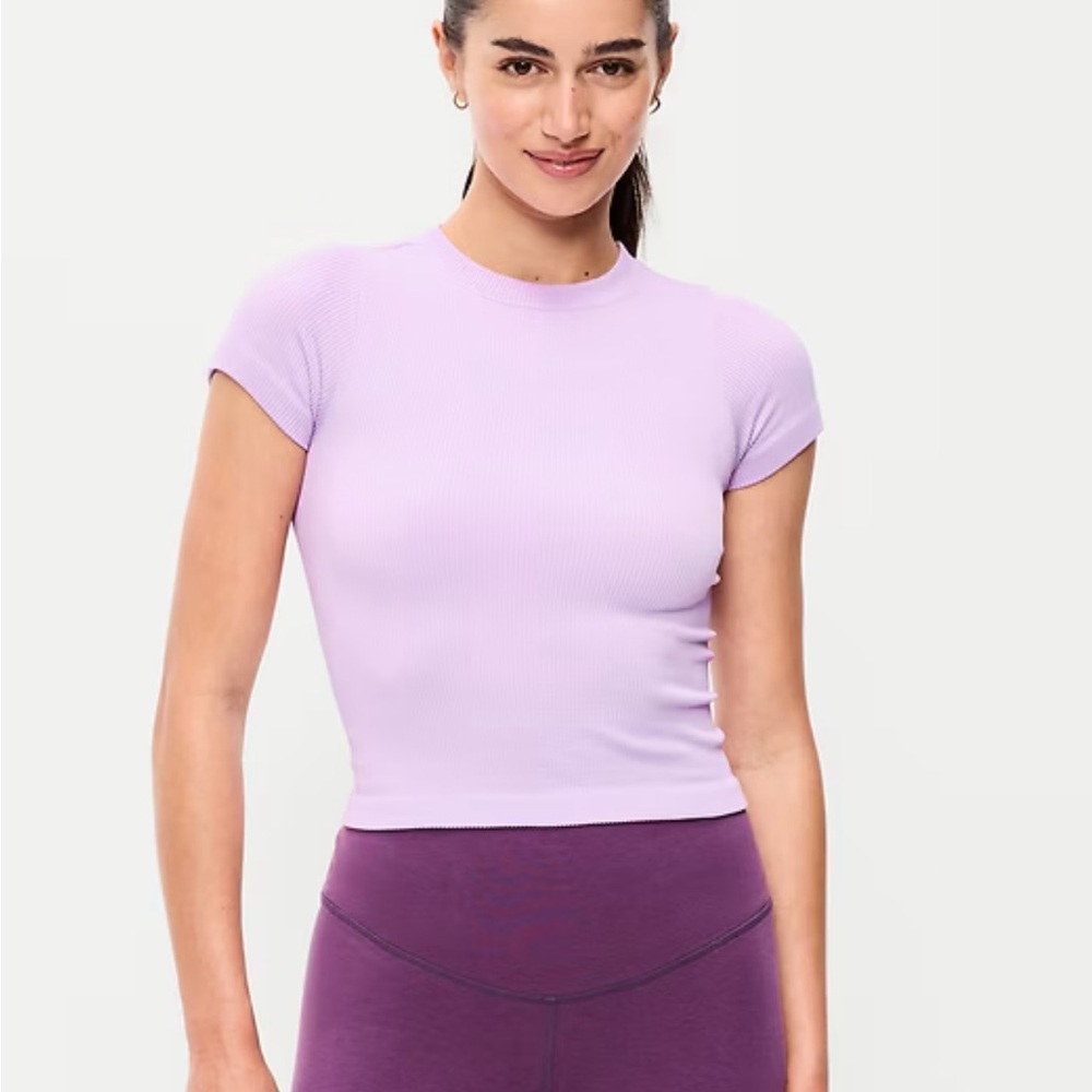 Old Navy Hot Pink Ribbed Crop